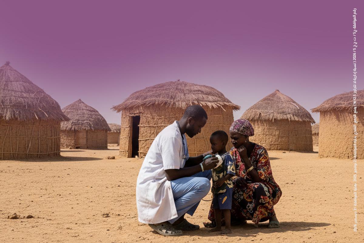 مخيم الرعاية الطبي بالسودان